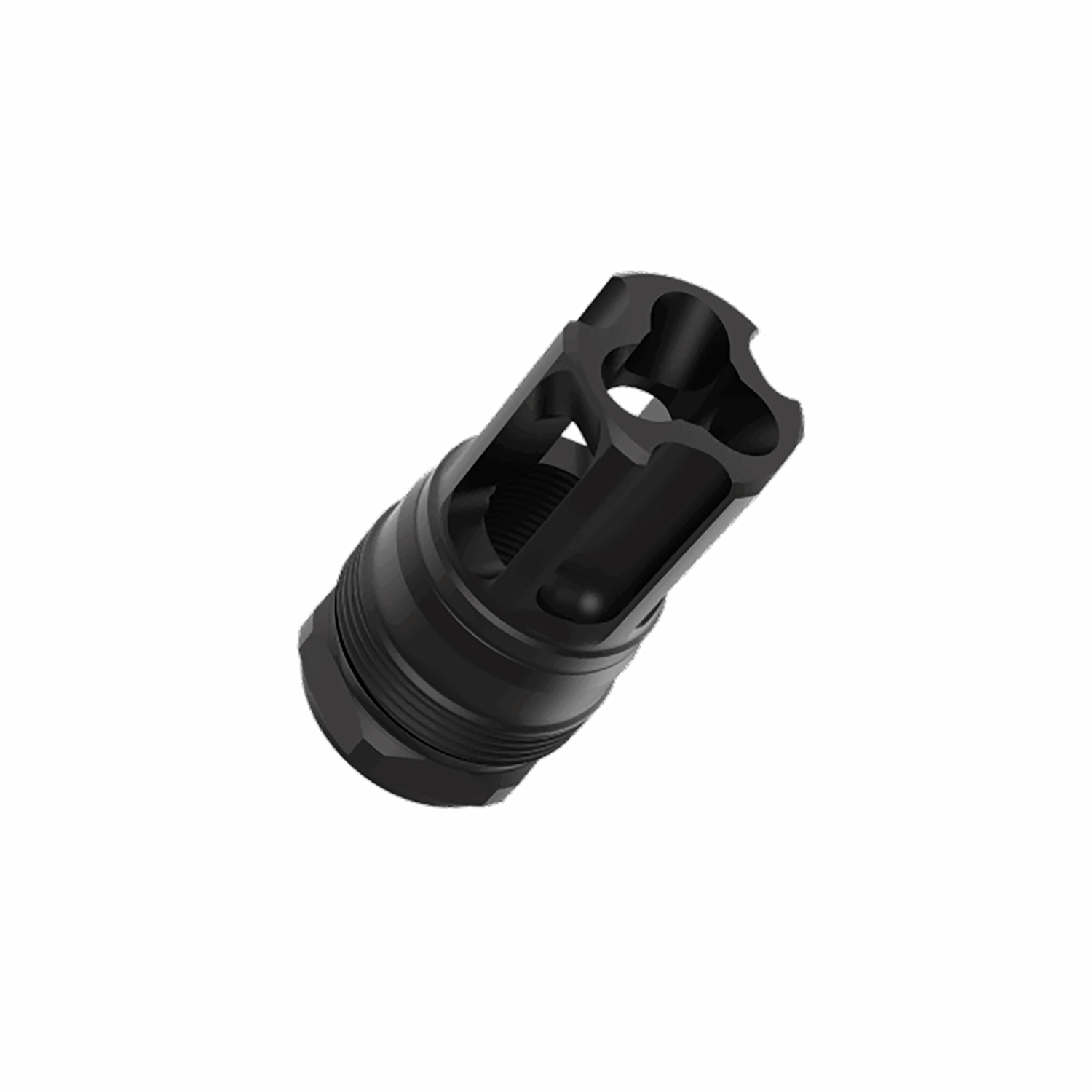 Liberty Precision Machine LPM-2001 Eclipse Flash Hider Black Stainless Steel 1/2"x28 Threads 1.70" 3 Liberty Precision Machine LPM-2001 Eclipse Flash Hider Black Stainless Steel 1/2"x28 Threads 1.70"