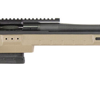 Larue Tactical LTKRGSIETE65CM23FDE 6.5 Creedmoor 23" Threaded Barrel, Picatinny Rail Receiver, Larue KRG Bravo Gray Polymer Chassis