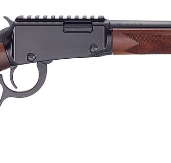 Henry H001PGHR22M Sporter Carbine 22 WMR 10+1 16.50" Blued Threaded Barrel, Black Aluminum Receiver w/Picatinny Rail, American Walnut Fixed w/Pistol Grip Stock