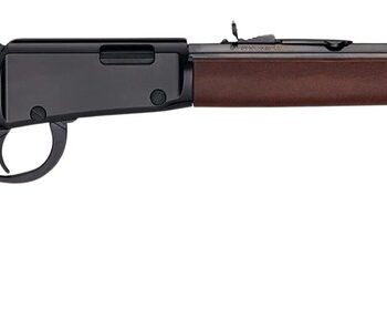 Henry H001T17H Frontier 17 HMR 13+1 20" Blued Octagon Barrel, Black Aluminum Receiver, American Walnut Straight Grip Stock