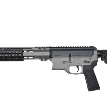 Bilson Arms P8FSSTB20R1 BA-15FCP 338 ARC 10+1 14.50" Stainless Steel Threaded Barrel, Tactical Gray/Graphite Black Cerakote Aluminum Receiver w/Picatinny Rail, M-LOK Handguard, Black Polymer SBA4 Brac