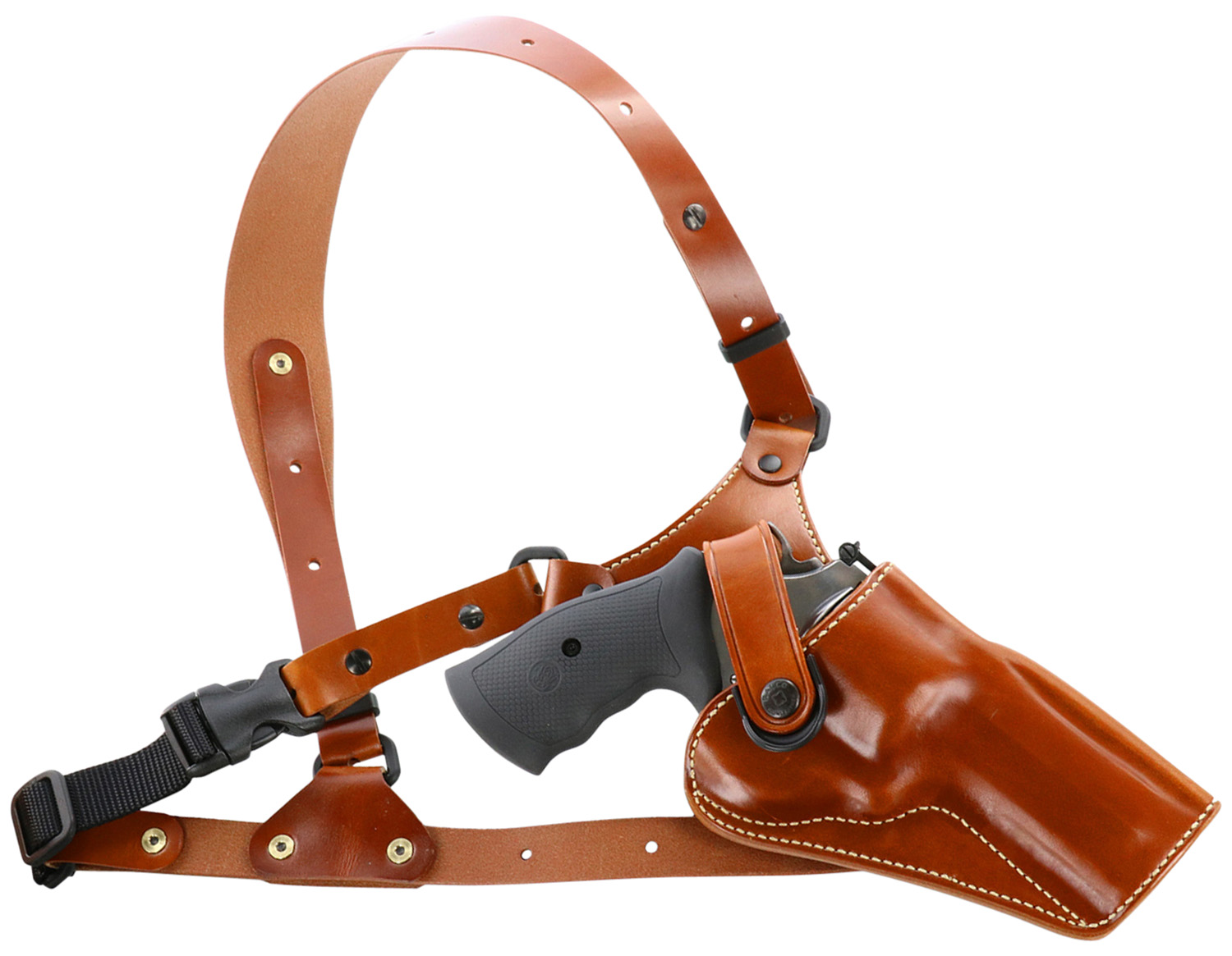 Galco GA170 Great Alaskan Chest Holster Fits Chest Up To 54" Tan Leather Shoulder/Torso Strap Fits S&W X Frame 500 4" Right Hand 3 Galco GA170 Great Alaskan Chest Holster Fits Chest Up To 54" Tan Leather Shoulder/Torso Strap Fits S&W X Frame 500 4" Right Hand