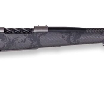 Weatherby MGT01N7MMBR2B Mark V Backcountry Guide TI 7mm BC 3+1 22" Graphite Black Cerakote Fluted Threaded Carbon Barrel, Titanium Drilled & Tapped Receiver, Exposed Carbon w/Carbide Black Accents Fix