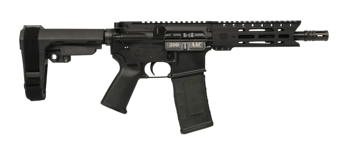 DIAMONDBACK FIREARMS DB-15 PIST 300BLK BLK 8" SBA3 3 DIAMONDBACK FIREARMS DB-15 PIST 300BLK BLK 8" SBA3