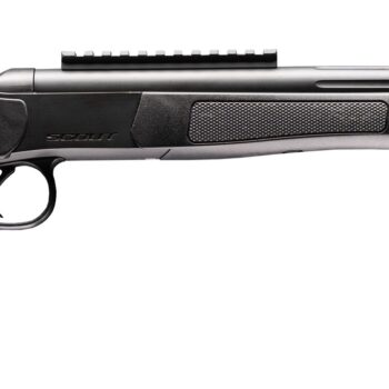CVA CP801 Scout XP 223 Rem 1rd 11.50" Matte Stainless Steel Fluted Threaded Barrel, Picatinny Rail, Graphite Black XP Pistol Grip
