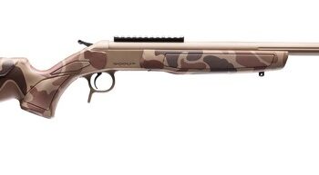 CVA CR4443D Cascade Takedown 450 Bushmaster 1rd 20" Flat Dark Earth Cerakote Stainless Steel Threaded Barrel & Receiver w/Picatinny Rail, Duck Camo Synthetic Stock