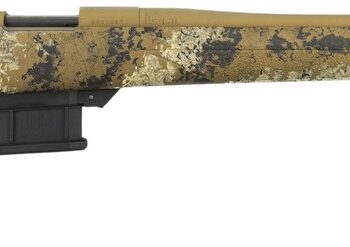 Howa HMFN22ARCSE 1500 Fence Line 22 ARC 5+1 22" Flat Dark Earth Cerakote Threaded Barrel, Flat Dark Earth Cerakote Aluminum Drilled & Tapped Receiver, Scorched Earth Camo Fixed Synthetic Stock, Right