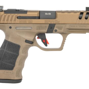 Sarsilmaz SAR9CG3BR10 SAR9 Gen3 Compact 9mm Luger 10+1 4.10" Black Barrel, Bronze Steel Optic Cut/Serrated Slide, Bronze Polymer Frame w/Picatinny Rail, Textured Grip, RMSc Footprint