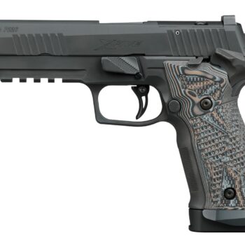 Sig Sauer 226X59XTMSAO P226 XFive Extreme Full Size 9mm Luger 10+1 5" Bull Barrel, Black Nitron Stainless Steel Optic Ready/Serrated Slide & Frame w/Beavertail & Picatinny Rail, Custom Hogue G10 Piran