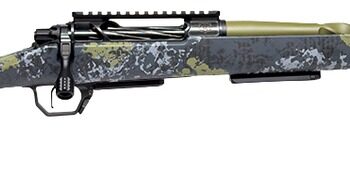 Horizon Firearms HRF-VE2-22CM-18R Venatic 2 22 Creedmoor 18" Sage Green Spiral Fluted Threaded Barrel, Black DLC Receiver w/Picatinny Rail, Arca Rail Forend, Artic Moss Iota EKO X Carbon Fiber Stock