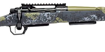 Horizon Firearms HRF-VE2-22CM-22R Venatic 2 22 Creedmoor 22" Sage Green Spiral Fluted Threaded Barrel, Black DLC Receiver w/Picatinny Rail, Arca Rail Forend, Artic Moss Iota EKO X Carbon Fiber Stock
