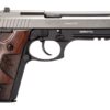 Taurus 1-92015C1-HW2 PT92 9mm Luger 17+1 5" Black Barrel, Tungsten Gray Cerakote Steel Serrated Slide, Black Cerakote Steel Frame w/Beavertail & Picatinny Rail, Altamont Wood Grip 1 197951