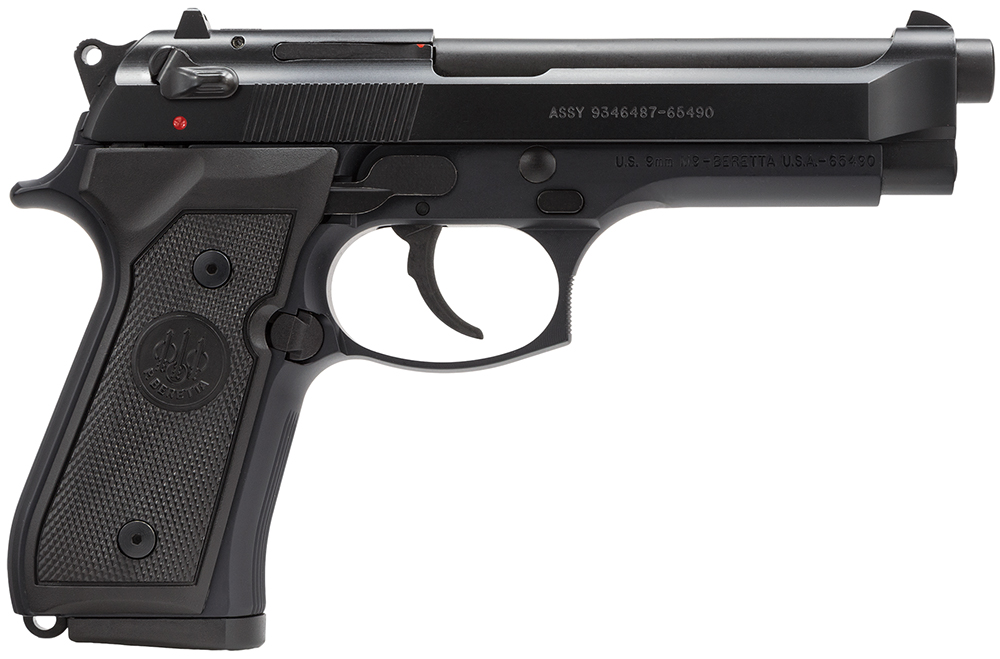 Beretta USA J92M9A0M M9 Full Size Frame 9mm Luger 15+1, 4.90" Steel Barrel, Black Bruniton Serrated Steel Slide & Aluminum Frame w/Beavertail, Ambidextrous 3 Beretta USA J92M9A0M M9 Full Size Frame 9mm Luger 15+1, 4.90" Steel Barrel, Black Bruniton Serrated Steel Slide & Aluminum Frame w/Beavertail, Ambidextrous