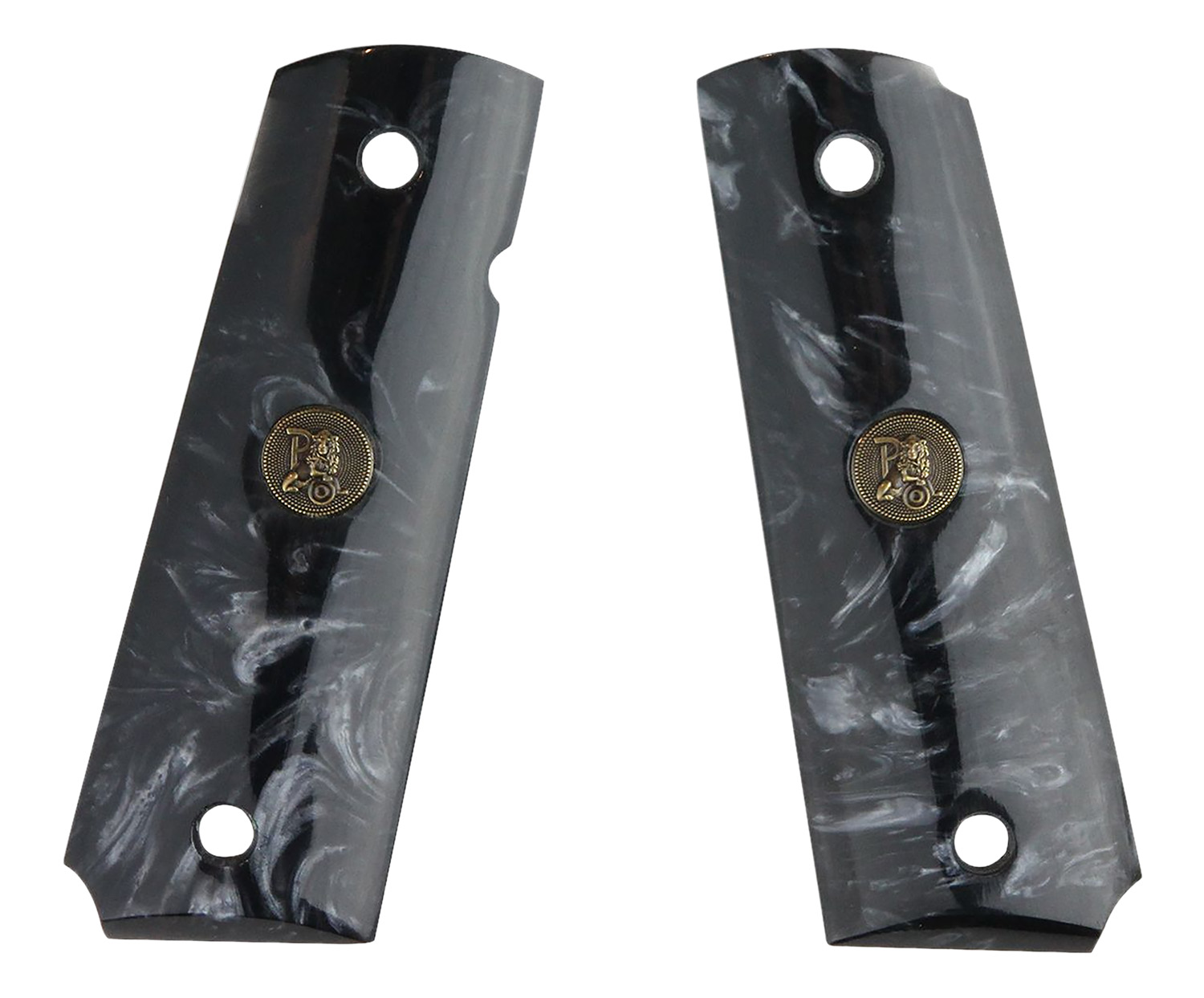 Pachmayr 62000 Custom Grip Black Simulated Pearl Panels for 1911 with Ambidextrous Safety 3 Pachmayr 62000 Custom Grip Black Simulated Pearl Panels for 1911 with Ambidextrous Safety