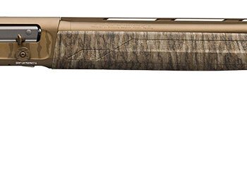 Browning 0118472004 A5 Wicked Wing 12 Gauge with 28" Barrel, 3.5" Chamber, 4+1 Capacity, Burnt Bronze Cerakote Metal Finish & Mossy Oak Bottomland Synthetic Stock Right Hand (Full Size)