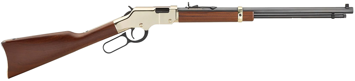 Henry H004M Golden Boy 22 WMR Caliber with 12+1 Capacity, 20.50" Blued Barrel, Brasslite Metal Finish & American Walnut Stock Right Hand (Full Size) 3 Henry H004M Golden Boy 22 WMR Caliber with 12+1 Capacity, 20.50" Blued Barrel, Brasslite Metal Finish & American Walnut Stock Right Hand (Full Size)