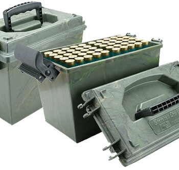 MTM Case-Gard SD1001209 Shotshell Dry Box  12 Gauge Shotgun Wild Camo Polypropylene 100rd