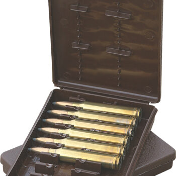 MTM Case-Gard W9LM70 Ammo Wallet  Rifle Multi-Caliber 9rd Brown Polymer