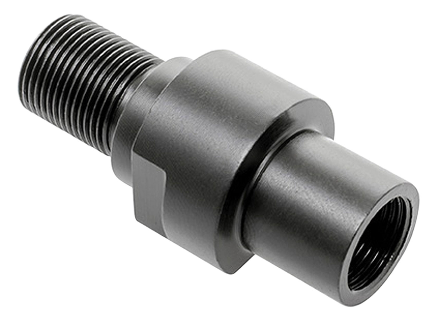 CMMG 57DA53A Thread Adapter 223 Rem/5.56x45mm NATO FN PS90 Black Steel 1/2"-28 tpi Tactical 3 CMMG 57DA53A Thread Adapter 223 Rem/5.56x45mm NATO FN PS90 Black Steel 1/2"-28 tpi Tactical