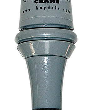 Haydel's Game Calls CC07 Compensator Sandhill Crane Crane Species Single Reed Open Call Gray Plastic