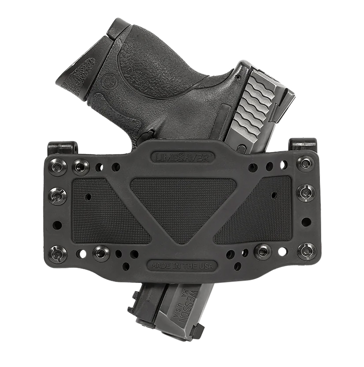 Limbsaver 12501 CrossTech IWB/OWB Black Polymer Belt Clip Fits Universal Handgun Ambidextrous 3 Limbsaver 12501 CrossTech IWB/OWB Black Polymer Belt Clip Fits Universal Handgun Ambidextrous
