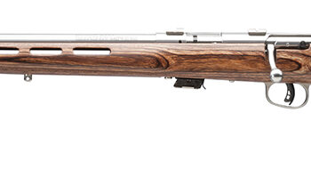 Savage Arms 25795 Mark II BTV Full Size 22 LR 5+1 21" Satin Heavy Button Rifled Barrel, Satin Drilled & Tapped Stainless Steel Receiver, Satin Brown Thumbhole Laminate Stock, Left Hand