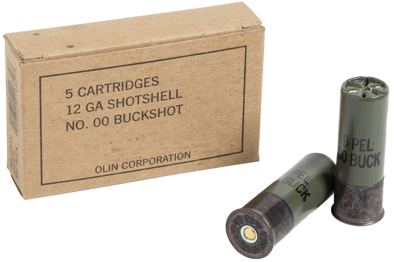 Winchester Ammo Q1544 Military Grade 12Gauge 2.75" 9Pellets 00Buck Shot 5 Per Bx/50 Case 2 Winchester Ammo Q1544 Military Grade 12Gauge 2.75" 9Pellets 00Buck Shot 5 Per Bx/50 Case