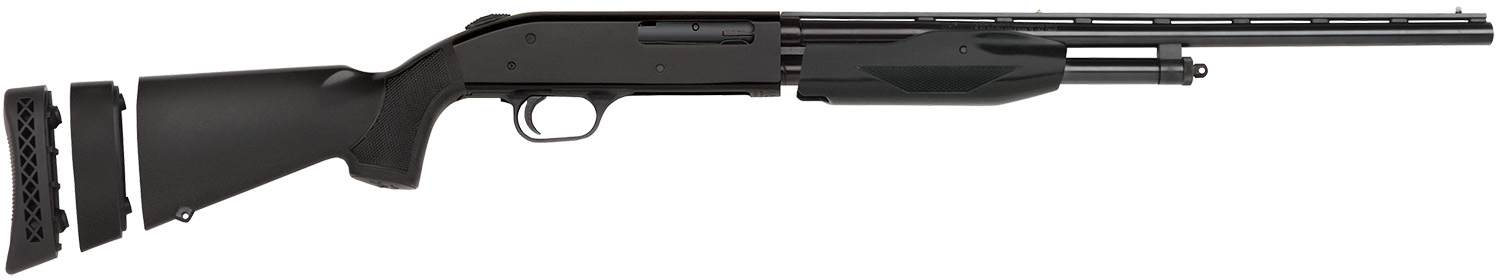 Mossberg 50358 510 Super Bantam Youth 410 Gauge Pump 3" 2+1 18.50" Blued Vent Rib Steel Barrel, Blued Steel Receiver, Black Synthetic Stock w/Adjustable LOP Spacer 3 Mossberg 50358 510 Super Bantam Youth 410 Gauge Pump 3" 2+1 18.50" Blued Vent Rib Steel Barrel, Blued Steel Receiver, Black Synthetic Stock w/Adjustable LOP Spacer