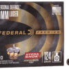 Federal P9HS1 Premium Personal Defense 9mmLuger 124gr Hydra-Shok Jacketed Hollow Point 20 Per Box/25 Case 1 65885 1