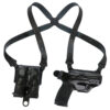 Galco MC224B Miami Classic Shoulder System Size Fits Chest Up To 56" Black Leather Compatible w/Glock 19 Gen1-5/17 Gen1-5/22 Gen2-5 Right Hand 2 71395