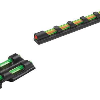 Truglo TG94D Gobble-Dot  Universal Shotgun Green/Red Fiber Optic Green Fiber Optic Black