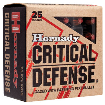 Hornady 91000 Critical Defense  9x18Makarov 95gr Hornady Flex Tip eXpanding 25 Per Box/10 Case