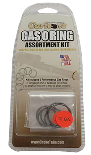 Carlson's Choke Tubes 00066 Gas O-Ring Assortment Kit 12 Gauge 20 Gauge Rubber/Graphite Coated Shotgun 3 Carlson's Choke Tubes 00066 Gas O-Ring Assortment Kit 12 Gauge 20 Gauge Rubber/Graphite Coated Shotgun