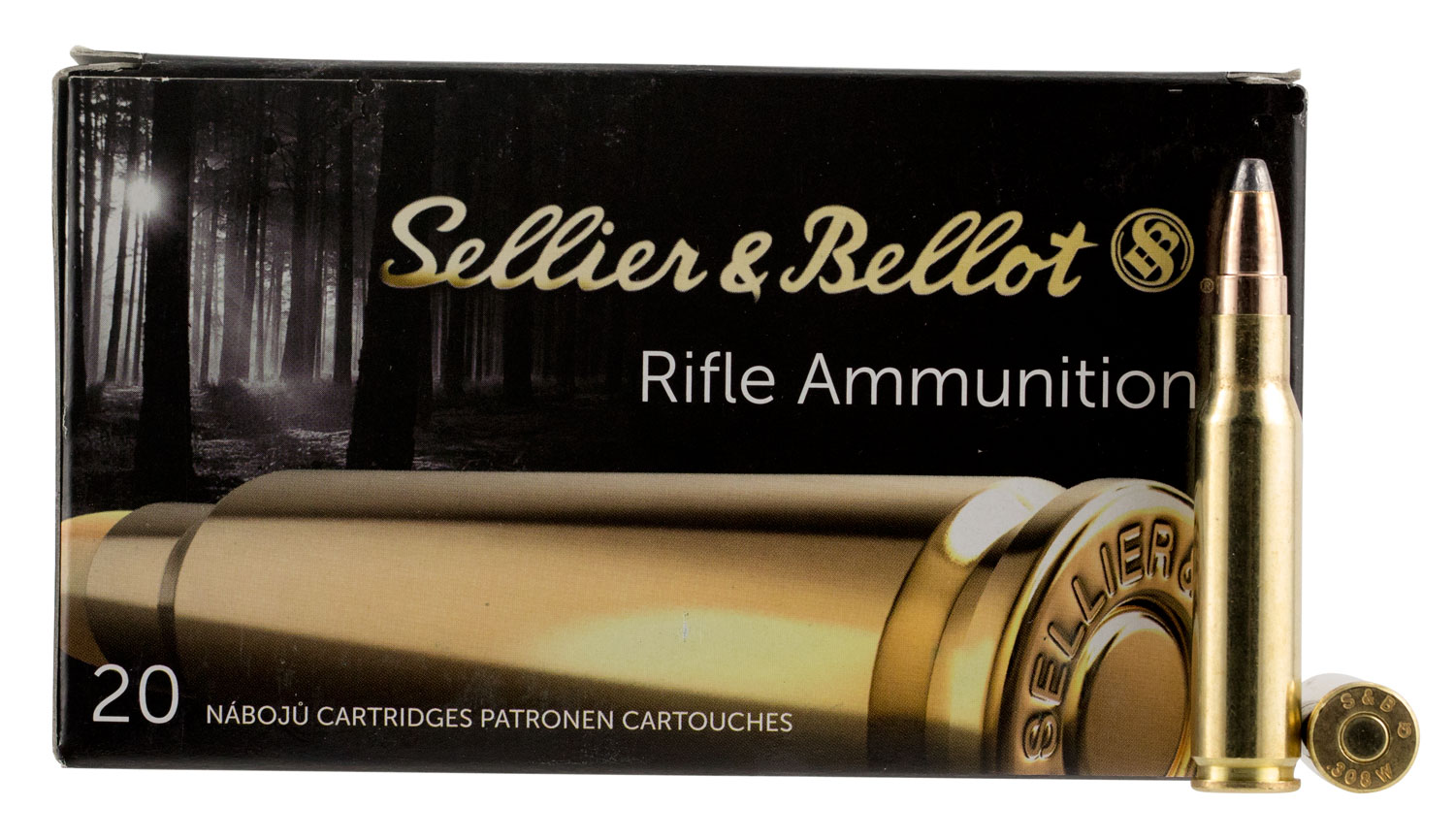 Sellier & Bellot SB308F Rifle 308Win 180gr Soft Point Cut Through Edge 20 Per Box/25 Case 3 Sellier & Bellot SB308F Rifle 308Win 180gr Soft Point Cut Through Edge 20 Per Box/25 Case