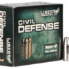 Liberty Ammunition LACD9014 Civil Defense 9mmLuger+P 50gr Lead Free Fragmenting Hollow Point 20 Per Box/50 Case 2 86374 1