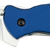 Kershaw 1620NB Scallion 2.40" Folding Drop Point Plain Bead Blasted 420HC SS Blade Navy Blue Anodized Aluminum Handle Includes Pocket Clip 1 88079