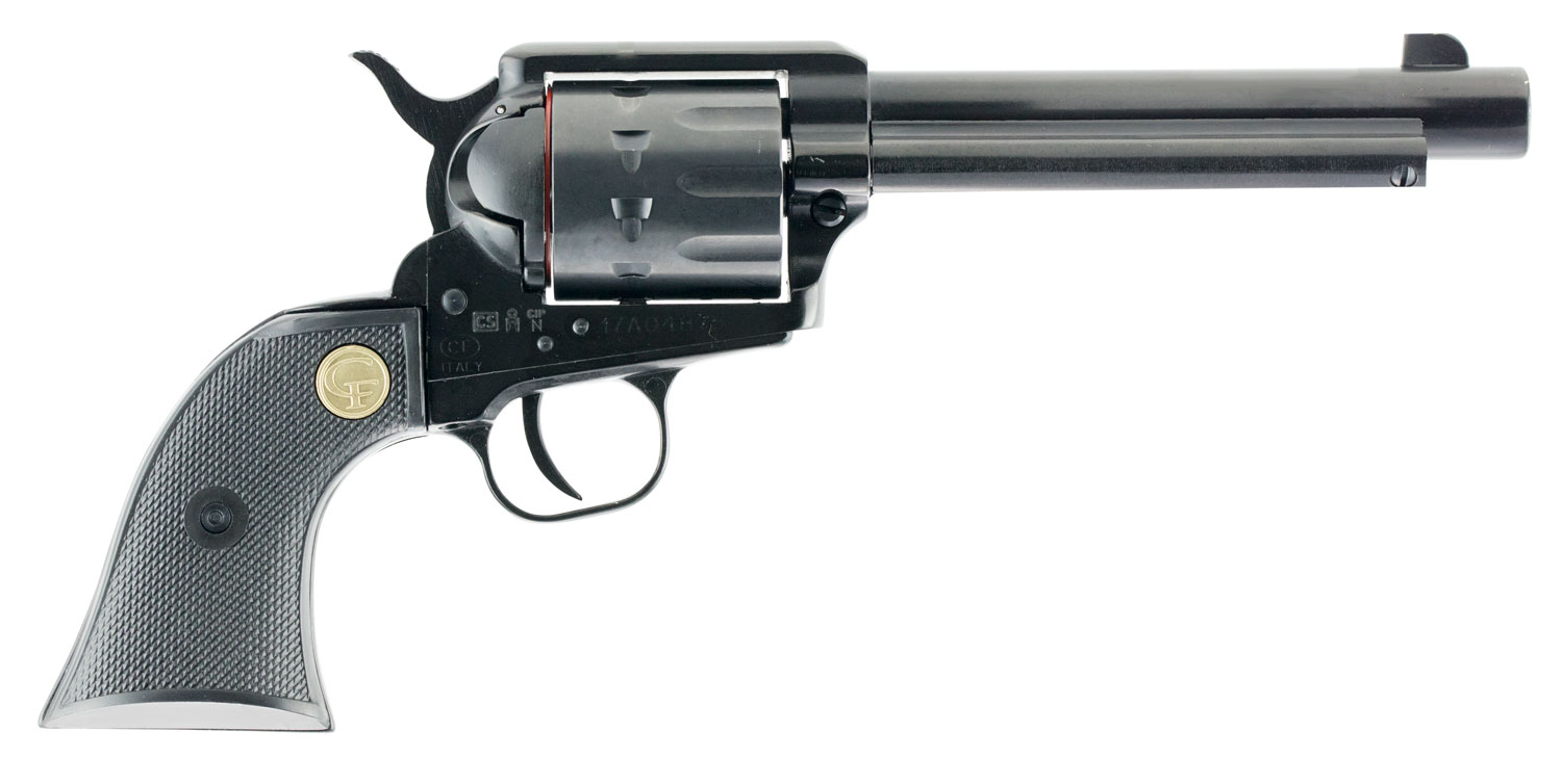 Chiappa Firearms CF340160D SAA 1873 Medium Frame 22 LR/22 WMR 10 Shot, 5.50" Blued Steel Barrel, Blued Steel Frame, Blued Cylinder, Black Polymer Grip, Exposed Hammer 3 Chiappa Firearms CF340160D SAA 1873 Medium Frame 22 LR/22 WMR 10 Shot, 5.50" Blued Steel Barrel, Blued Steel Frame, Blued Cylinder, Black Polymer Grip, Exposed Hammer