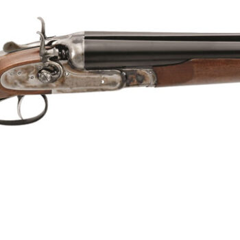 Taylors & Company 210114 Wyatt Earp Pedersoli Full Size 12 Gauge Break Open 3" 2rd 20" Blued Side By Side Barrel, Color Case Hardened Steel Receiver, Fixed Checkered Walnut Stock, Right Hand