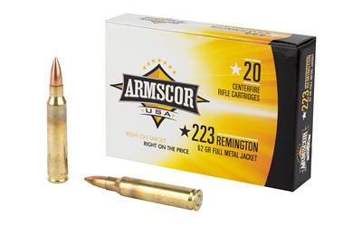 ARMSCOR 223REM 62GR FMJ 20/1000 3 ARMSCOR 223REM 62GR FMJ 20/1000