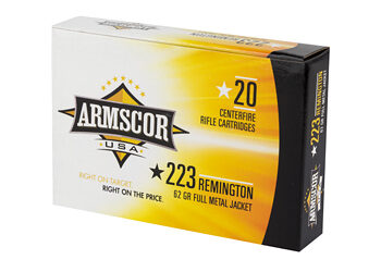 ARMSCOR 223REM 62GR FMJ 20/1000 8 ARMFAC223 8N 3 8