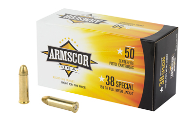 ARMSCOR 38SPL 158GR FMJ 50/1000 3 ARMSCOR 38SPL 158GR FMJ 50/1000