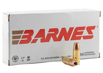 BARNES DEFENSE 9MM 115 GR 50/500