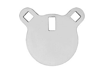 B/C 4" 3/8" STEEL TRGT ROUND PLATE