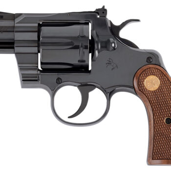 CLT PYTHON 357MAG 2.5 BLUE WOOD GOLD GRIPS 6RD