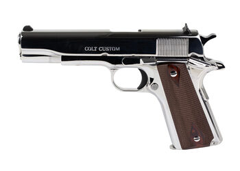 COLT GOVT MODEL 38SUP 5" SS 9RD