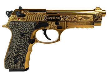 Alternative view of GIRSAN REGARD DLX 9MM 4.9" 18RD GOLD