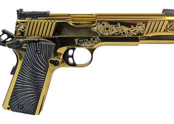 Alternative view of GIRSAN MC1911 DLX 45ACP 5" 8RD GOLD