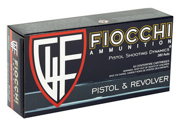 Alternative view of FIOCCHI 380ACP 90GR JHP 50/1000