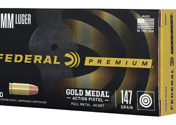 FED GLD MDL ACT 9MM 147GR FMJ 50/500