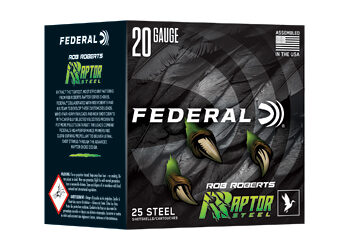 FED RAPTOR STEEL 20GA 3" 1OZ #4 25
